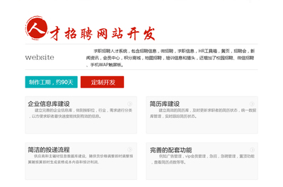 长沙人才招聘网站开发网站建设 定制 网站制作APP开发制作